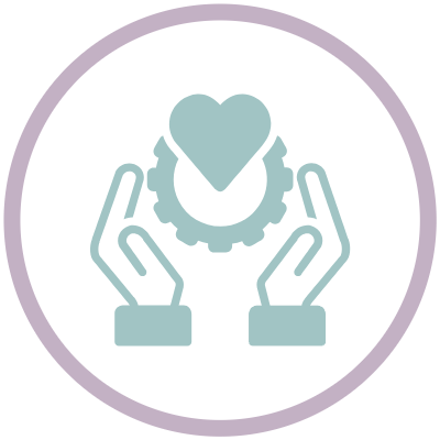 Benefits A calendar icon with a smiling face representing positivity or events.