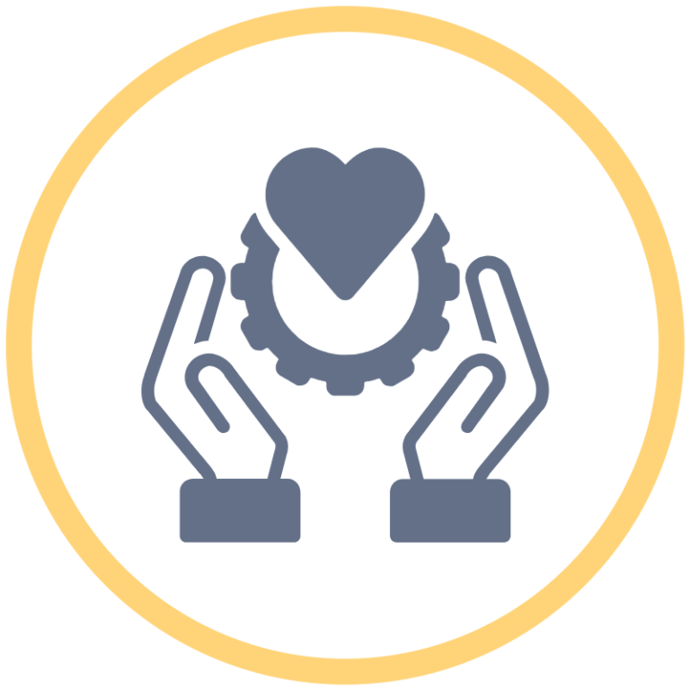 A calendar icon with a smiling face representing positivity or events.